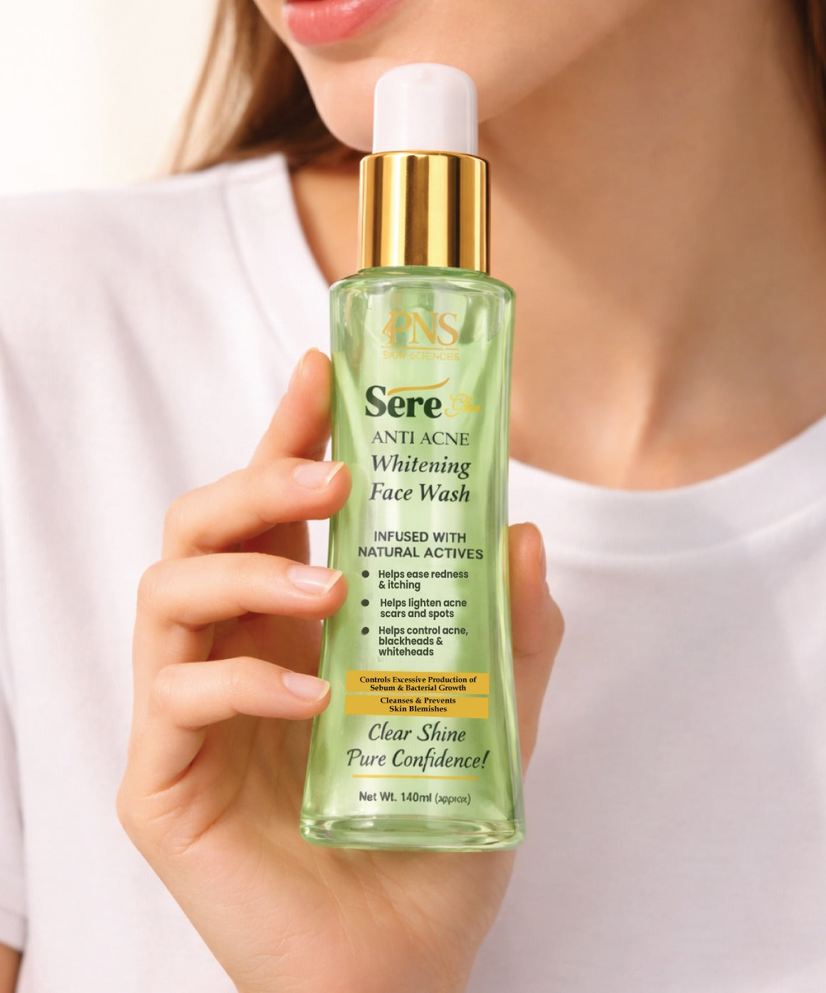 SereGlow Anti-Acne Whitening Face Wash