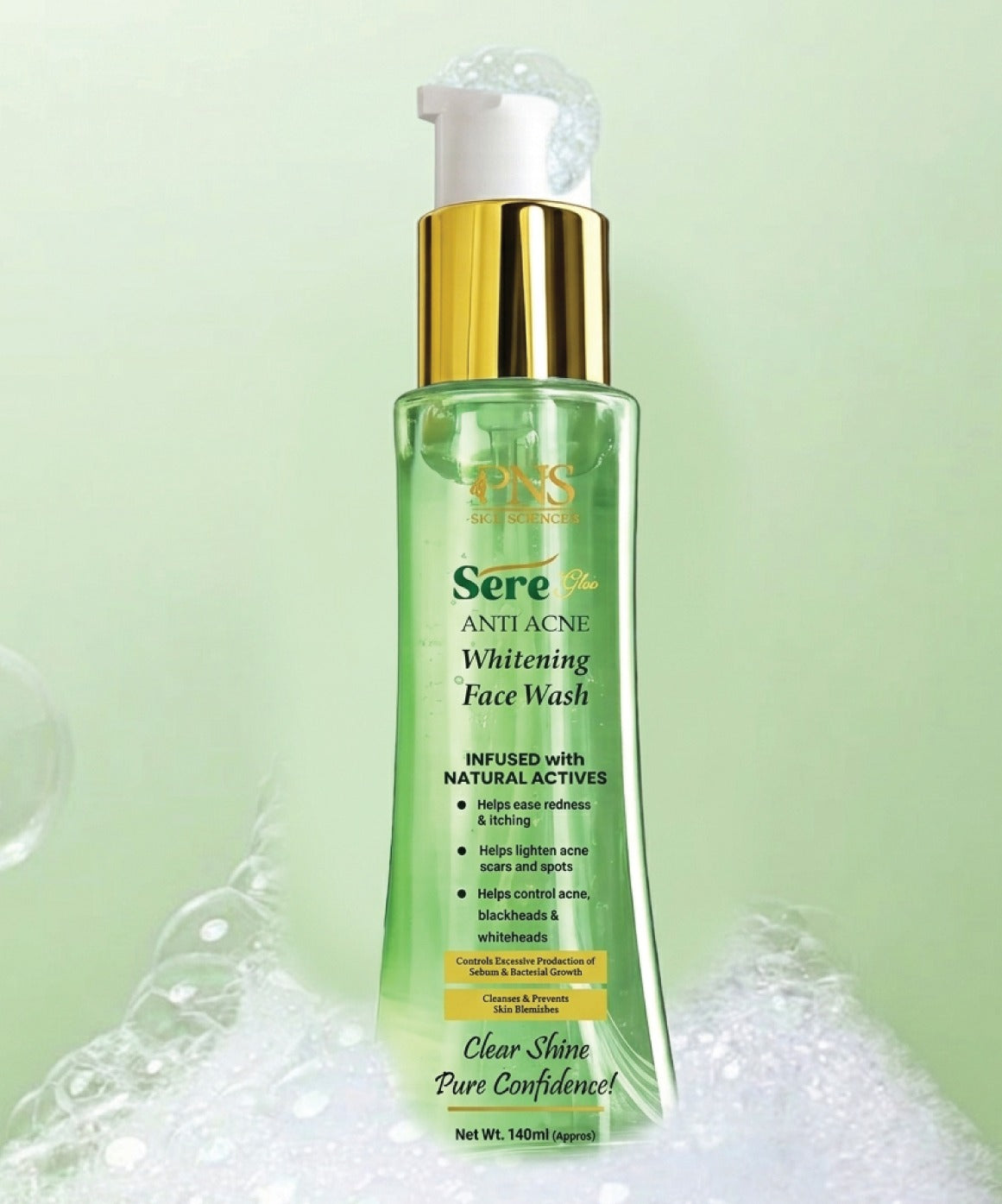 SereGlow Anti-Acne Whitening Face Wash